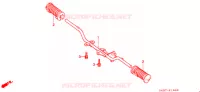 REPOSE PIED pour Honda BENLY CD 50 SPECIAL de 1999