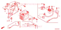BATTERIE pour Honda CG 125 CARGO PARTIDA ELETRICA de 2009