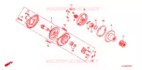 POMPE A HUILE pour Honda CG 125 CARGO de 2000