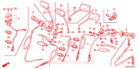 LEVIER DE GUIDON   CABLE   COMMODO pour Honda CG 150 TITAN PARTIDA ELETRICA de 2008
