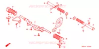 REPOSE PIED (1) pour Honda CG 150 TITAN PARTIDA ELETRICA de 2008