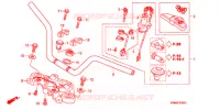 GUIDON   TE DE FOURCHE pour Honda CG 150 TITAN PARTIDA ELETRICA de 2006