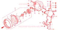 PHARE pour Honda CG 150 TITAN PARTIDA ELETRICA de 2007