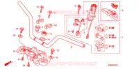 GUIDON   TE DE FOURCHE pour Honda CG 150 TITAN ARRANQUE ELÉCTRICO 3LA de 2008