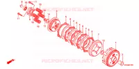EMBRAYAGE pour Honda CG 150 TITAN PARTIDA ELETRICA de 2010
