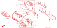 CLIGNOTANT pour Honda CG 150 TITAN ARRANQUE ELÉCTRICO, DISCO DE FRENO DELANTERO 2LA de 2008