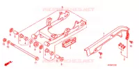 BRAS OSCILLANT pour Honda CG 150 TITAN ARRANQUE ELÉCTRICO, FRENO DE DISCO DELANTERO de 2010