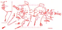 LEVIER DE GUIDON   CABLE   COMMODO pour Honda CG 150 TITAN ARRANQUE ELÉCTRICO, FRENO DE DISCO DELANTERO de 2010