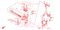 MAITRE CYLINDRE DE FREIN AVANT pour Honda CG 150 TITAN ARRANQUE ELÉCTRICO, FRENO DE DISCO DELANTERO de 2010