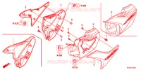 COUVERCLES LATERAUX pour Honda CG 150 FAN PARTIDA ELETRICA de 2011