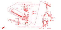 MAITRE CYLINDRE DE FREIN AVANT pour Honda CG 150 TITAN DISCO DELANTERO, LLANTAS FUNDIDAS de 2010
