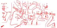LEVIER DE GUIDON   CABLE   COMMODO pour Honda CG 150 CARGO JOB de 2008