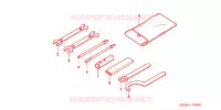 OUTIL pour Honda CG 150 CARGO JOB de 2004