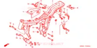 CADRE pour Honda CG 150 CARGO JOB de 2006
