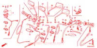 LEVIER DE GUIDON   CABLE   COMMODO pour Honda CG 150 TITAN KICK de 2007