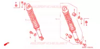 AMORTISSEUR ARRIERE pour Honda CG 150 TITAN KICK 3LA de 2008