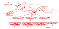 AUTOCOLLANTS pour Honda CG 150 TITAN KICK de 2009