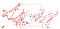 COUVERCLES LATERAUX (2) pour Honda CG 150 SPORT de 2008