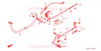 PEDALE pour Honda REBEL 250 de 2001