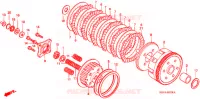 EMBRAYAGE pour Honda REBEL 250 de 2002
