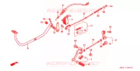 PEDALE pour Honda REBEL 250 de 2002