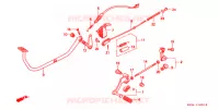 PEDALE pour Honda REBEL 250 de 2002