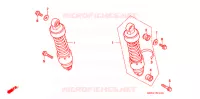 AMORTISSEUR ARRIERE pour Honda REBEL 250 2 TONE de 1999