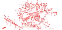 CADRE pour Honda REBEL 250 2 TONE de 1999