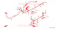PEDALE pour Honda REBEL 250 2 TONE de 2000