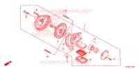 POMPE A HUILE pour Honda REBEL 250 de 2004