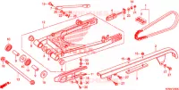 BRAS OSCILLANT pour Honda REBEL 250 de 2005