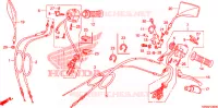LEVIER DE GUIDON   CABLE   COMMODO pour Honda REBEL 250 de 2005