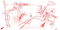 LEVIER DE GUIDON   CABLE   COMMODO pour Honda REBEL 250 de 2014