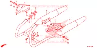 SILENCIEUX D'ECHAPPEMENT pour Honda REBEL 250 de 2014