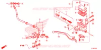 MAITRE CYLINDRE DE FREIN AVANT pour Honda REBEL 250 de 2014