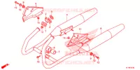 SILENCIEUX D'ECHAPPEMENT pour Honda REBEL 250 de 2014
