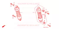 AMORTISSEUR ARRIERE pour Honda REBEL 250 de 1996