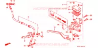 MAITRE CYLINDRE DE FREIN AVANT pour Honda REBEL 250 de 1996