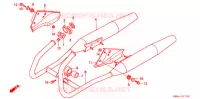 SILENCIEUX D'ECHAPPEMENT pour Honda REBEL 250 de 2000