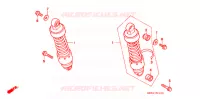 AMORTISSEUR ARRIERE pour Honda REBEL 250 de 2000