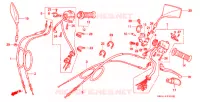 COMMODOS   POIGNEES pour Honda REBEL 250 de 2000