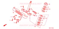 GUIDON pour Honda REBEL 250 de 2000