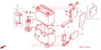 BATTERIE pour Honda FUSION 250 TYPE X de 2004