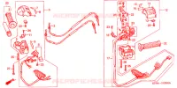 COMMODO   LEVIER   CABLE pour Honda CN 250 HELIX de 1998