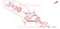 POMPE A HUILE pour Honda CN 250 HELIX de 1998