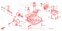CARTER   POMPE   FILTRE A HUILE pour Honda CBF 1000 F ABS de 2010