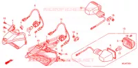 CLIGNOTANT pour Honda CBF 1000 F ABS de 2010