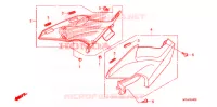 COUVERCLES LATERAUX pour Honda CBF 1000 F ABS de 2010