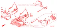 CLIGNOTANT pour Honda CBF 1000 F ABS de 2011
