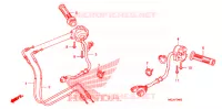 COMMODO   LEVIER   CABLE pour Honda CBF 1000 F ABS de 2011